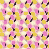 Pink Citrus Pattern Design By Artists Collection