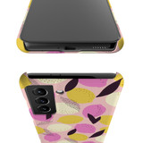 Pink Citrus Pattern Samsung Snap Case By Artists Collection