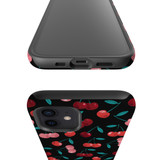 Cherry Pattern iPhone Tough Case By Artists Collection