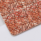 Chaos Lines Pattern Clutch Bag By Artists Collection