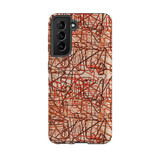 Chaos Lines Pattern Samsung Tough Case By Artists Collection