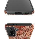Chaos Lines Pattern Samsung Tough Case By Artists Collection