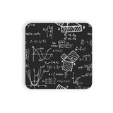 Chalkboard Math Pattern Coaster Set By Artists Collection