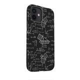 Chalkboard Math Pattern iPhone Tough Case By Artists Collection