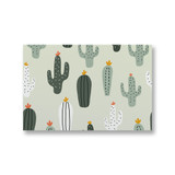 Cactus Pattern Canvas Print By Artists Collection