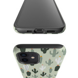 Cactus Pattern iPhone Tough Case By Artists Collection