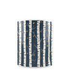 Birch Trees Pattern Coffee Mug By Artists Collection