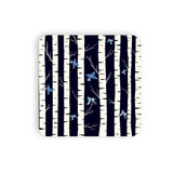 Birch Forest Pattern Coaster Set By Artists Collection