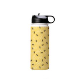 Bee Pattern Water Bottle By Artists Collection