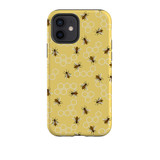 Bee Pattern iPhone Tough Case By Artists Collection