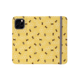 Bee Pattern iPhone Folio Case By Artists Collection