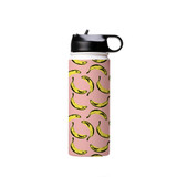 Banana Pattern Water Bottle By Artists Collection