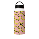 Banana Pattern Water Bottle By Artists Collection