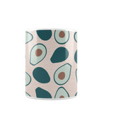 Avocado Pattern Coffee Mug By Artists Collection