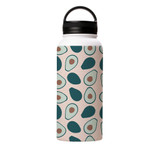 Avocado Pattern Water Bottle By Artists Collection