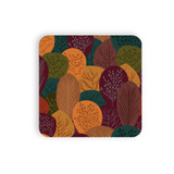 Autumn Forest Pattern Coaster Set By Artists Collection