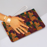 Autumn Forest Pattern Clutch Bag By Artists Collection