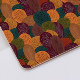 Autumn Forest Pattern Clutch Bag By Artists Collection