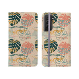 Abstract Tropical Pattern Samsung Folio Case By Artists Collection
