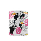Abstract Toucan Pattern Coffee Mug By Artists Collection
