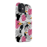 Abstract Toucan Pattern iPhone Tough Case By Artists Collection