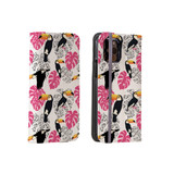 Abstract Toucan Pattern iPhone Folio Case By Artists Collection