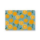 Abstract Small Oranges Pattern Canvas Print By Artists Collection