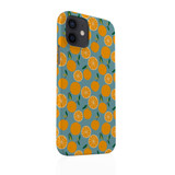 Abstract Small Oranges Pattern iPhone Snap Case By Artists Collection