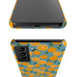 Abstract Small Oranges Pattern Samsung Snap Case By Artists Collection