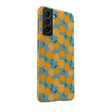 Abstract Small Oranges Pattern Samsung Snap Case By Artists Collection