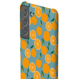 Abstract Small Oranges Pattern Samsung Snap Case By Artists Collection
