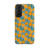 Abstract Small Oranges Pattern Samsung Tough Case By Artists Collection
