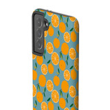 Abstract Small Oranges Pattern Samsung Tough Case By Artists Collection