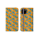 Abstract Small Oranges Pattern iPhone Folio Case By Artists Collection