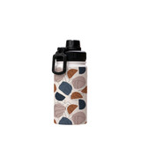 Abstract Shapes Earthy Hues Water Bottle By Artists Collection