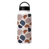 Abstract Shapes Earthy Hues Water Bottle By Artists Collection