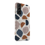 Abstract Shapes Earthy Hues Samsung Snap Case By Artists Collection