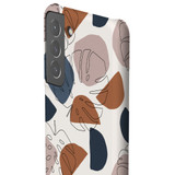 Abstract Shapes Earthy Hues Samsung Snap Case By Artists Collection