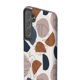 Abstract Shapes Earthy Hues Samsung Tough Case By Artists Collection