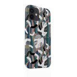 Abstract Inverse Leaves Pattern iPhone Snap Case By Artists Collection