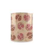 Abstract Pomegranate Pattern Coffee Mug By Artists Collection