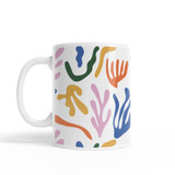 Abstract Plants And Leaves Pattern Coffee Mug By Artists Collection