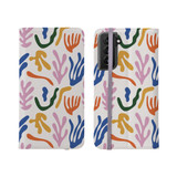 Abstract Plants And Leaves Pattern Samsung Folio Case By Artists Collection