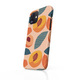 Abstract Design Peach Pattern iPhone Snap Case By Artists Collection