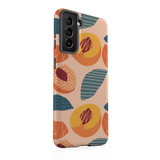 Abstract Design Peach Pattern Samsung Tough Case By Artists Collection