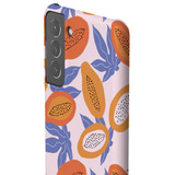 Abstract Papaya Pattern Samsung Snap Case By Artists Collection