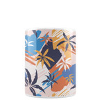 Abstract Palm Pattern Coffee Mug By Artists Collection