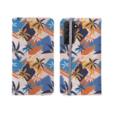 Abstract Palm Pattern Samsung Folio Case By Artists Collection