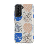 Abstract Monstera Pattern Samsung Tough Case By Artists Collection