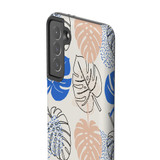 Abstract Monstera Pattern Samsung Tough Case By Artists Collection